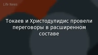 Токаев и Христодулидис провели переговоры в расширенном составе