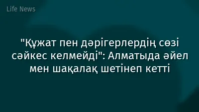 "Құжат пен дәрігерлердің сөзі сәйкес келмейді": Алматыда әйел мен шақалақ шетінеп кетті