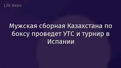 Мужская сборная Казахстана по боксу проведет УТС и турнир в Испании