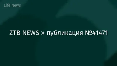 ZTB NEWS » публикация №41471