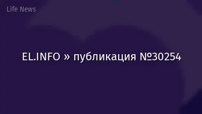 EL.INFO » публикация №30254
