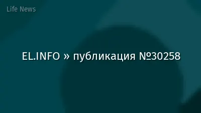 EL.INFO » публикация №30258