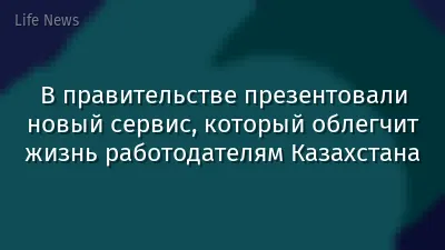 В правительстве презентовали новый сервис, который облегчит жизнь работодателям Казахстана