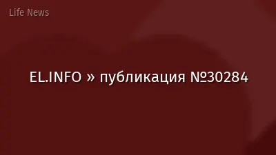 EL.INFO » публикация №30284
